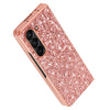 For Samsung Galaxy Z Fold6 Glitter Powder Shockproof TPU Phone Case(Rose Gold)