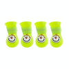 Silicone Dog Rain Boots, XL (Yellow) - Waterproof & Non-Slip