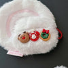 For AirPods 3 Christmas Series Plush Earphone Protective Soft Case(Christmas Elk)