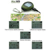 Keychain Handheld Mini GPS Navigation USB Rechargeable Location Finder Tracker for Outdoor Travel(Green)