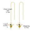E2210-9 Bee Long Ear Wire Women Simple Earrings