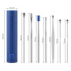 2 Packs Push-Pull Cylinder Storage Ear Scoop Set, Specification: 7 PCS/Set Blue