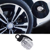 4 PCS Universal Grenade Shaped Car Tire Valve Caps(Silver)