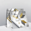 20 PCS 15cm PVC Crystal Covered Film Geometric Pattern Tile Wall Sticker(TS238)