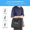PULUZ 10 inch Ring LED Lights Portable Zipper Storage Bag Shoulder Handbags, Size: 33cm x 28cm x 3cm (Black)