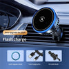 T1 With RGB Light Semiconductor Refrigeration Car Air Outlet Magnetic Wireless Charger