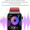 T50 1.85 inch Silicone Band IP67 Waterproof Smart Watch Supports Voice Assistant / Health Monitoring(Black)