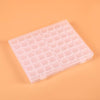 56 Slots Transparent Plastic Storage Box Jewelry Nail Art Rhinestone Bead Box, Color: Transparent