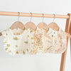 Baby Feeding Bib Ruffle Infants Saliva Towel Soft Cotton Burp Cloth, Style: Yellow Lemon