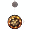 Halloween Star String Light Show Window Horror Decoration LED Battery Powered Hanging Lamp(Happy Halloween)