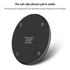 K8 30W Aluminum Alloy Round Desktop Wireless Charger with 1m Type-C Fast Charging Cable(Black)