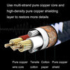 0.15m 1 Straight Head +1 Elbow Head 6.35mm Guitar Cable Oxygen-Free Copper Core TS Large Two-core Cable