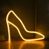 LED High Heels Neon Modeling Lights Bar Cafe Decoration Lights Lights(Warm Light)