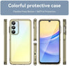 For Samsung Galaxy A26 5G Colorful Series Acrylic Hybrid TPU Phone Case(Transparent Grey)