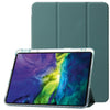 Clear Acrylic Leather Tablet Case For iPad Air 13 2024 / Pro 12.9 2022/ 2021 / 2020 / 2018(Dark Green)
