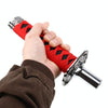 Universal Metal Hand Shape Shank Shape Decorative Strip Hand Brake Lever Hand Brake Cover Grips Hand Brake Protective Cover(Red)