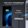 ENKAY PD 20W 3A USB-C / Type-C to 8 Pin Elbow Fast Charging Nylon Braided Data Cable, Length:2m(Green)