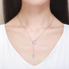 Simple Heart-shaped Female Necklace S925 Sterling Silver Necklace