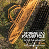 Naturehike NH20PJ201 Camping Accessories Canopy Poles Storage Bag, Size: 85x11x12cm(light tan)