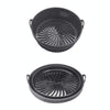 Air Fryer Grill Mat High Temperature Resistant Silicone Baking Tray, Specification: Round Black