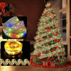 Christmas LED Lights Bronzing Double Ribbon String Lights, Specification: 4m(Gold Red Color Light)