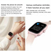 LEMFO LT10 2.01 inch TFT Screen Smart Watch Supports Bluetooth Call / Health Monitoring, Steel Strap(Pink)