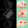 Acrylic Makeups Manicure Transparent Palette With Color Stick, Specification: Half-ring Plate+Stick