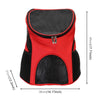Foldable Pet Carrier Backpack, Red, Breathable, For Small Pets (7.5kg)