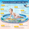 93cm Baby Kids Water Play Mat Inflatable PVC Shark Water Pad(Round)