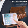 For Huawei MediaPad M5 Lite 10 inch Embossed Butterfly Pattern Horizontal Flip Leather Tablet Case(Brown)