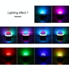 LED Flying Saucer Starry Sky Light Bluetooth Music Star Projection Night Light with Remote Control (White)