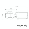 Outdoor Flat Gas Tank Outdoor Supplies Gas Tank Inflatable Valve(As Show)