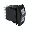 12V Car Modified Far Near Light Self-Locking Waterproof Switch(Black)