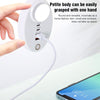 YF-106 USB- C / Type-Cx2+USBx2 Oval PD Socket Phone Charger with Light, Plug Type:UK Plug(Black)