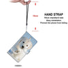 For Alcatel 1L (2021) Coloured Drawing Cross Texture Horizontal Flip PU Leather Case with Holder & Card Slots & Wallet & Lanyard(Snow Puppy)