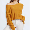 Women Knitwear Turtleneck Sweater, Size: XL(Yellow)