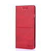 For Asus ZenFone 8 ZS590KS Cow Texture Magnetic Horizontal Flip Leather Phone Case(Red)