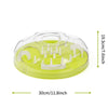 Cat Maze Feeder Toy - Interactive, Slow Feeding, Green