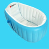 Baby Bath Tub Kids Bathtub Portable Inflatable Cartoon Thickening Washbowl Newborns Keep Warm Swimming Pool(Blue)