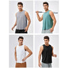 Summer Loose Breathable Fitness Quick-Drying Sleeveless Vest, Size: S(Light Gray)