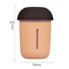 3 in 1 Multi-function USB Charge Mushroom Shape Electric Aroma Essential Ultrasonic Aromatherapy Cool Mist Humidifier with Extended USB Port(Coffee)
