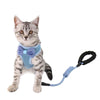 Grey Bow Cat Harness & Leash - Adjustable, Soft & Breathable