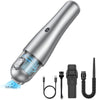 P06 12V High Power Portable Wireless Vehicles / Household Vacuum Cleaner(Silver White)