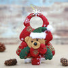 Christmas Ornaments Christmas Tree Three-dimensional Non-woven Fabric Pendant(Bear)
