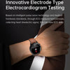 E400 1.39 inch HD Round Screen TPU Watch Strap Smart Watch Supports ECG Monitoring/Non-invasive Blood Sugar(Red)