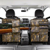 2pcs / Set Car Front Seat Back Camouflage Storage Bag Car Hanging Organiser(Camouflage+Khaki)