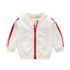 2 in 1 Autumn Baby Clothes Cotton Long Sleeve  Zipper Sportswear Set, Kid Size:110cm(Grey)