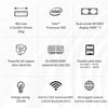 ZX03 Windows 11 Mini PC, Intel Alder Lake N95, Support Dual HDMI Output, Spec:32GB+512GB(EU Plug)