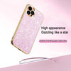 For iPhone 12 Pro Max Electroplating Star Diamond CD Texture Lens Ring Phone Case(Black)