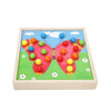 Wooden Children Early Education Toys Baby Clip Beads Magnetic Fishing Games Toy(Butterfly)